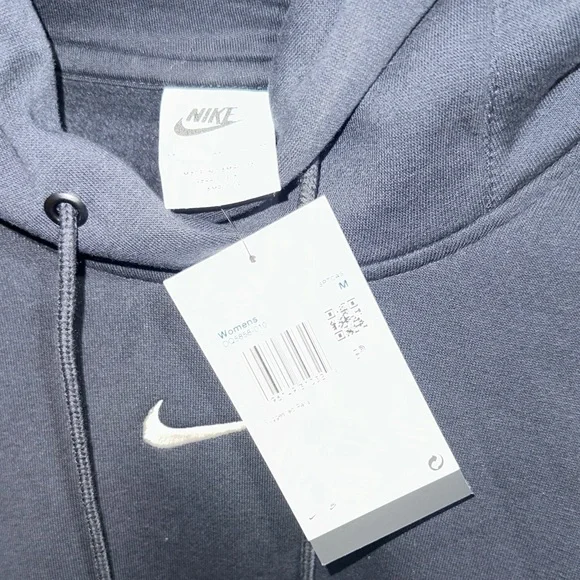 Nike Women's Black Crop Hoodie - Picture 3 of 3